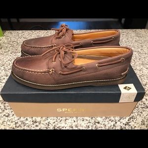 NEW Sperry Gold Cup Chocolate Authentic Originals
